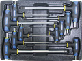 Набор Т-образных шестгранных ключей с пластиковой рукояткой 10пр. в ложементе в Ессентуках